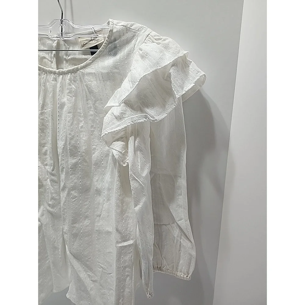 Universal Thread Top Medium Womens Ruffles - Picture 2 of 10